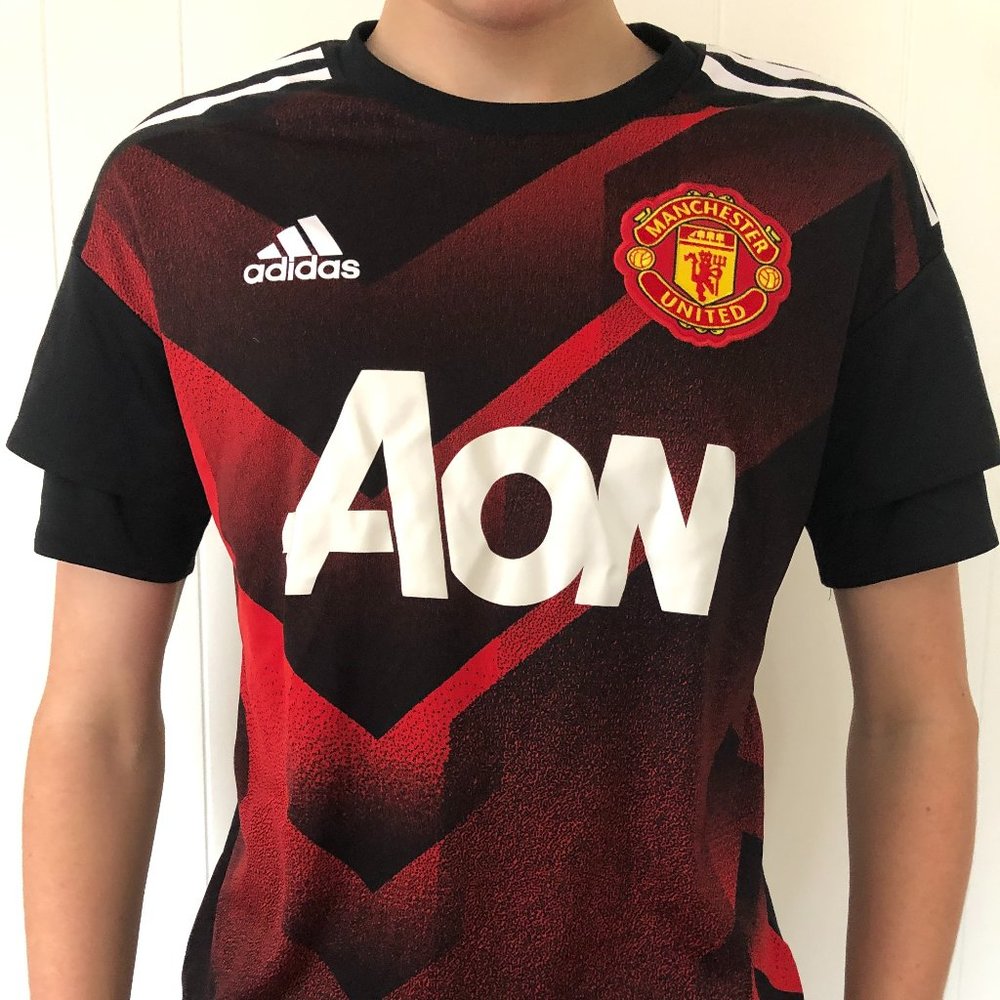 Manchester United Adidas Pre-Match Training Jersey